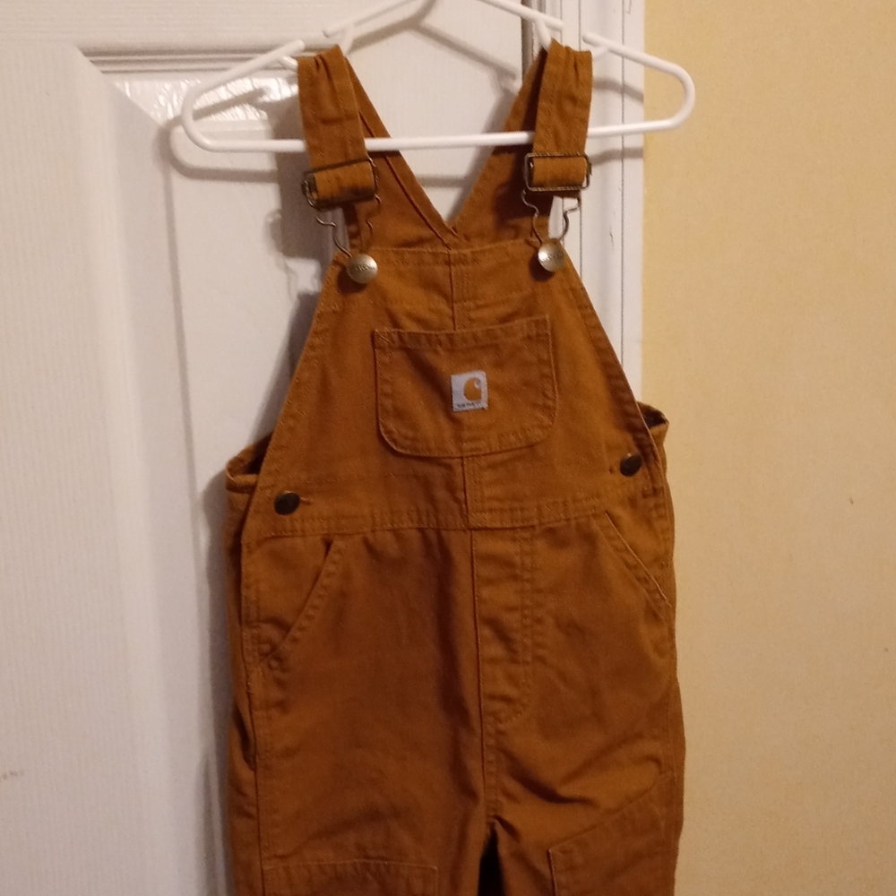 Toddler boys Carhartt overalls size 24 Months